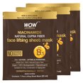 thumbnail image 1 of Wow Skin Science Masque en Feuille de Niacinamide, Lot de 3, 1 of 2