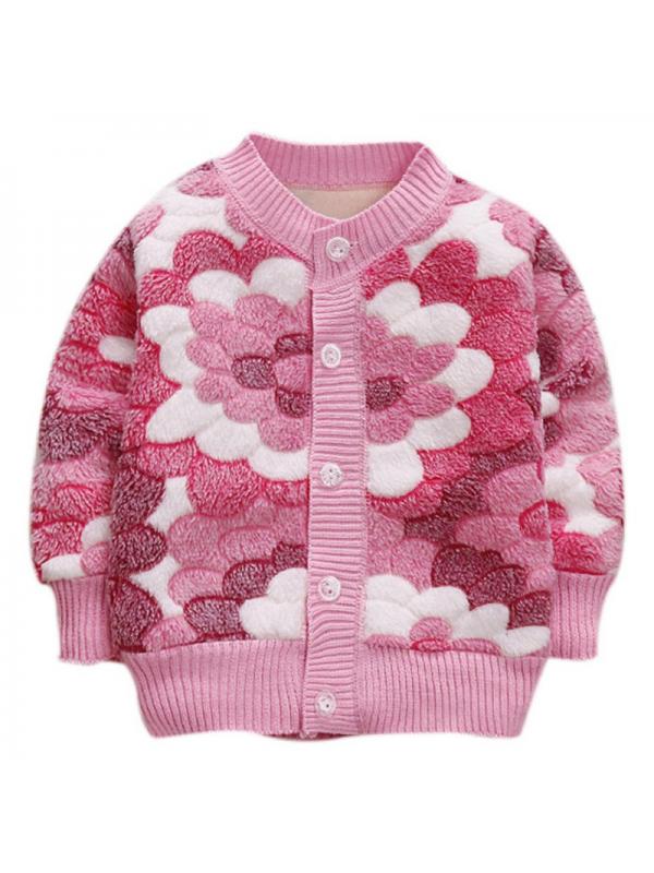 baby girl fluffy cardigan