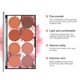 thumbnail image 3 of Paleta de coloretes NewBang 8 colores Mineral Mate Impermeable, 3 of 7