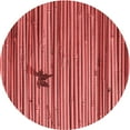 thumbnail image 1 of Ahgly Company Machine Washable Indoor Round Transitional Red Area Rugs, 5' Round, 1 of 7