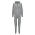 thumbnail image 6 of Aboser Womens Sweatsuit 2 Piece Set Velour Jogging Workout Sets Zip Up Long Sleeve Tracksuit Casual Elastic Waist Lounge Outfits with Pockets, 6 of 6