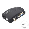 thumbnail image 1 of Convertidor de video BNC a VGA portátil Entrada de S-video compuesto a PC Adaptador de salida VGA Caja de interruptor digital Enchufe de la UE kenally DZ7636-02, 1 of 2