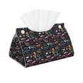 thumbnail image 2 of Lsque Basketball Printed Long Tissue Box Cover Holder, Facial Paper Organizer Dispenser,Triangle with Bottom Belt, PVC Leather Decorative Organizer, 2 of 9