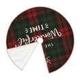 thumbnail image 3 of Bingfone Christmas Tree Skirt Mat Christmas Decoration Interior 48"-Wonderful Time Christmas, 3 of 8