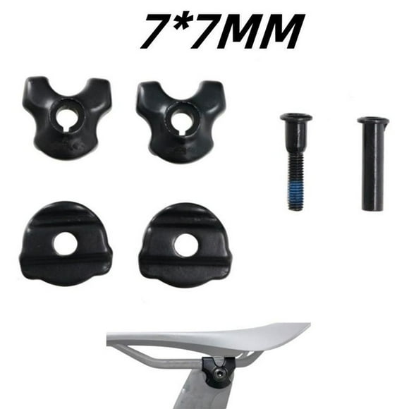 Bgsha Pince de Tige de Selle de Vélo pour Rails de Selle 7x9/7x7 mm Pince Ovale/ronde de Bicyclette