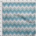 thumbnail image 3 of oneOone Cotton Poplin Teal Blue Fabric Turtle Block Fabric For Sewing Printed Craft Fabric By The Yard 56 Inch Wide, 3 of 4