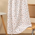 thumbnail image 2 of Chemise de Nuit pour Femmes, Manches Courtes à Col Rond Imprimé, Robe d'Allaitement, Rayonne Spandex Douce, Robe de Détente Longueur Genou, 2 of 5