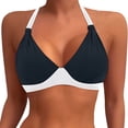 thumbnail image 1 of TechWave Womens Swim Bras plus Size Swim Top Supportive Women Plus Size Bikini Top Large Bust Swim Top Full Coverage Swimsuit Top Sport Bra Bathing Suit Top No Bottom, 1 of 5