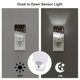 thumbnail image 3 of Balery Piano Keys With Musical Notes Luz Nocturna LED con Sensor Automático, Enchufe con Sensor Crepuscular, Luz Suave de 0.5W para Dormitorio, Pasillo, Baño-UK, 3 of 7
