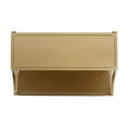 thumbnail image 5 of Butler Specialty Company Franklin 24" W Rectangular Iron 2 Tier Bookshelf-Gold, 5 of 5