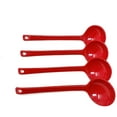 thumbnail image 2 of TJ Global Red Melamine Japanese Long Handle Spoons for Ramen, Soup, Hot Pot Eating, Mixing, Stirring 8.25 Inches 4 Spoons, 2 of 3