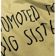 thumbnail image 4 of Promoted Big Sister Expecting Sibling Youth T Shirt Tee Girls Infant Toddler Brisco Brands 5T, 4 of 5