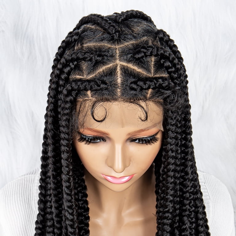 Braided Wigs for Women Full Double Lace Braided Wigs 