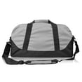 thumbnail image 4 of DALIX 18" Duffle Bag Two-Tone Sports Travel Gym Luggage Bag in Gray, 4 of 5