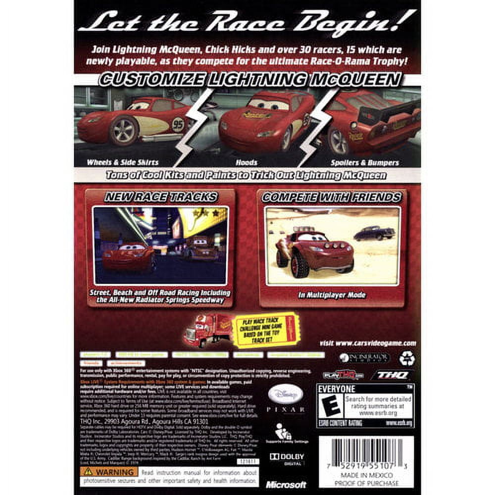 Cars Race-O-Rama (PlayStation 3, Xbox 360, Wii) - The Cutting Room