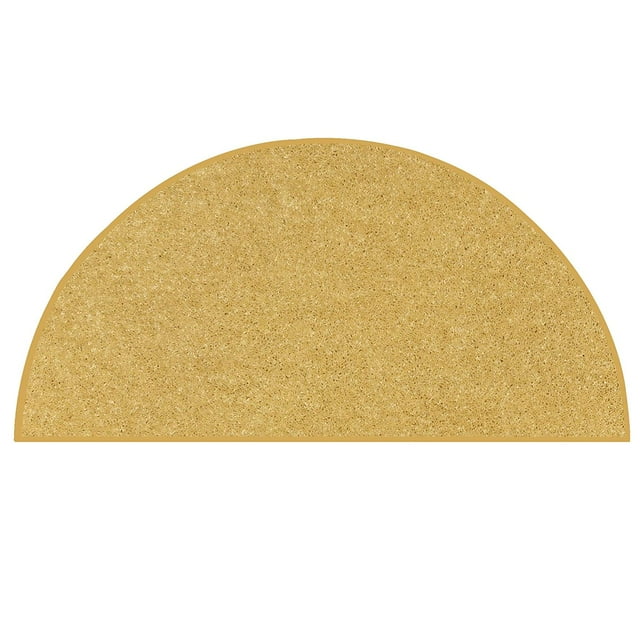 Ambiant Galaxy Way Pet Friendly Area Rugs Yellow - 66" x 132" Half Round