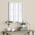 thumbnail image 3 of Trion Silver Framed Window pane mirror, 3 of 5