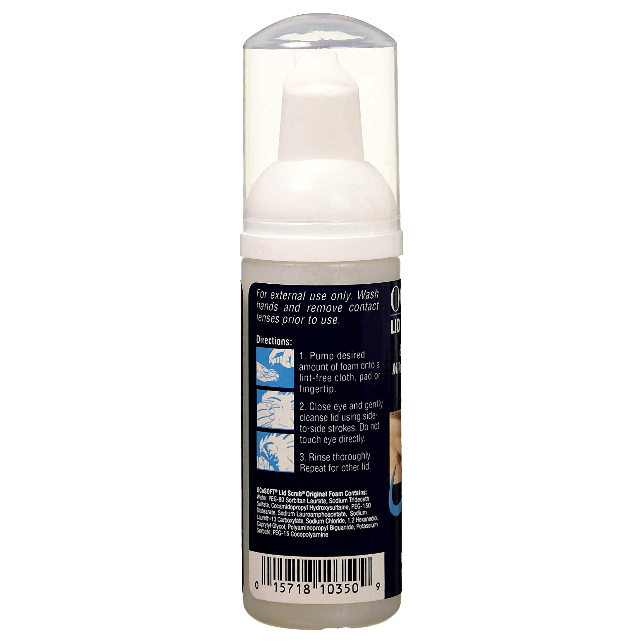 OCuSOFT Lid Scrub Foaming Eyelid Cleanser 50 mL (Pack of 4)