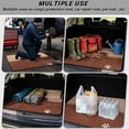 thumbnail image 3 of Xixirimido Universal Car Trunk Mat All Weather Trunk Protection Cargo Liner, Durable Non-slip Cargo Mat Rear Trunk Liner Car Accessories, Yorkshire Terrier Leather Heart Paw, 3 of 7