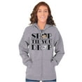 thumbnail image 3 of Betty Boop Shop till You Drop Funny Zip Hoodie Sweatshirt Women Brisco Brands S, 3 of 6