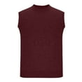 thumbnail image 2 of FAIWAD Men's Cable Knit Sweater Vest Sleeveless Crew Neck Business Waistcoat Big and Tall Jumper Tops, 2 of 5