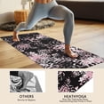 thumbnail image 4 of Black and Pink Of Leopard Print Hot Yoga Mat Towel Non Slip for Hot Yoga - Quick-Drying Yoga Mat Cover with 4 Corner Pockets with Travel Bag - Hot Yoga Towel Non Slip 70"x26", 4 of 6