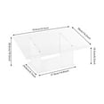 thumbnail image 4 of Acrylic Tabletop Podium, Tabletop Podium Stand, Clear Tabletop Podium Stand, 4 of 13