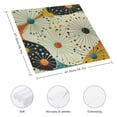 thumbnail image 3 of WERPE Dots Circles Generative Art Cloth Napkins Polyester Gift Home Decor 4 PCS, 3 of 7