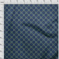 thumbnail image 3 of oneOone Cotton Cambric Fabric Geometric & Floral Block Print Fabric BTY 56 Inch Wide, 3 of 4