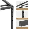 thumbnail image 3 of Yartaka 14 Inch Durable Steel Slat Metal Platform Bed Frame in Black, Easy Assembly ,Twin, 3 of 7