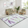 thumbnail image 4 of Crawling Indoor Carpet Play Mat Lavender Floral Purple for Living Room Bedroom Educational Nursery Floor Mat Area Rug 63x48inch Carpet Runner, 4 of 6