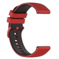 thumbnail image 2 of For Garmin Vivomove 3 20mm Checkered Two-color Silicone Watch Band, 2 of 4