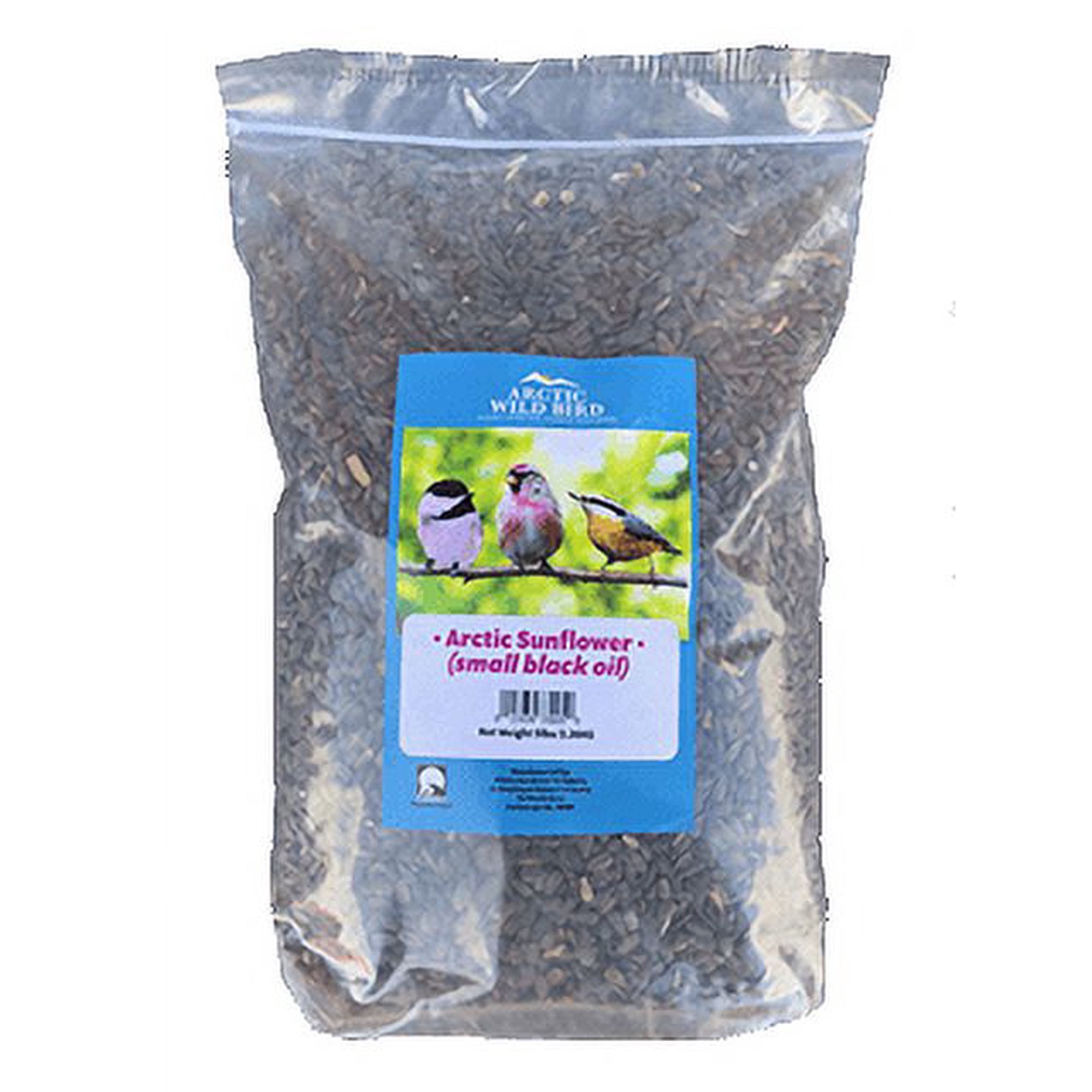 Arctic Wild Bird Small Black Oil Sunflower Seed 10lb Bag