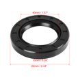 thumbnail image 2 of Sello de eje de aceite TC de doble labio de goma negra de 40 mm x 62 mm x 10 mm para vehículo de automóvil, 2 of 6