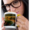 thumbnail image 2 of 3drose, Usa, Virginia, Patrick County, the Blue Ridge Parkway, 11oz Two-tone Yellow Mug, 2 of 6