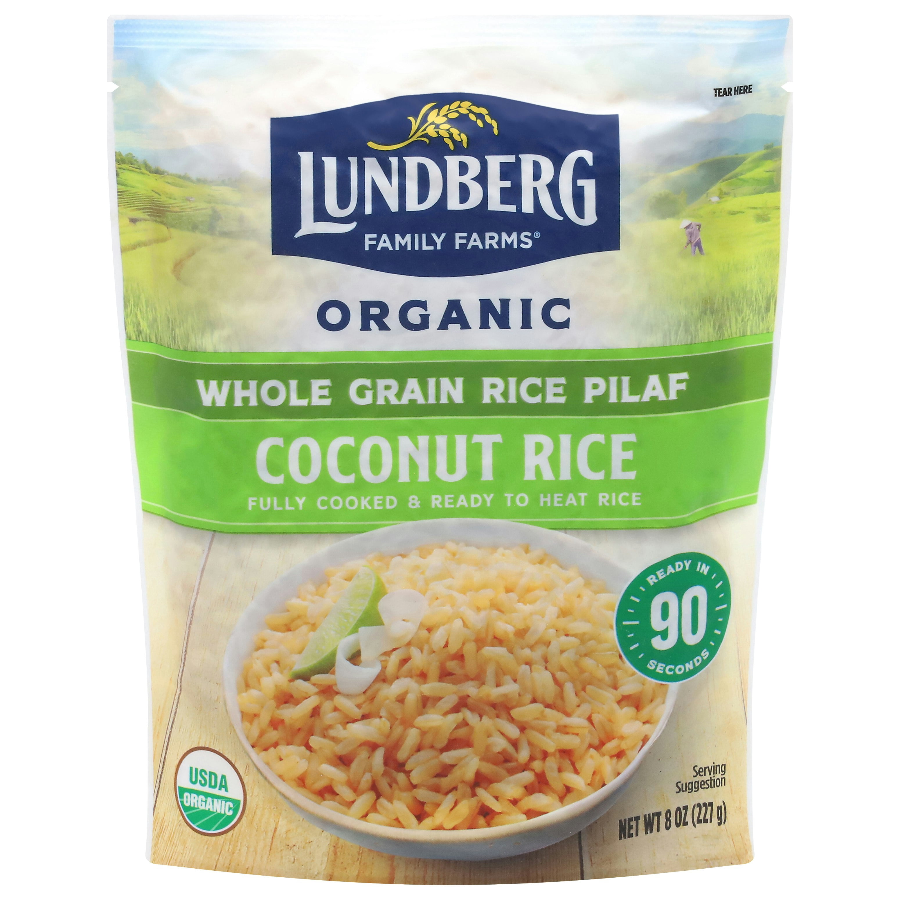Lundberg Coconut Rice Riso Riso 8 oz (Pack Of 12)