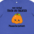 thumbnail image 4 of Inktastic Non-Verbal Trick or Treater with Cute Pumpkin Youth T-Shirt, 4 of 5