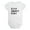 White, variant on iDzn Stay Groovy Baby Funny Rompers For Babies, Newborn Baby Unisex Bodysuits, Infant Jumpsuits, Toddler 0-24 Months Kids One-Piece Oufits