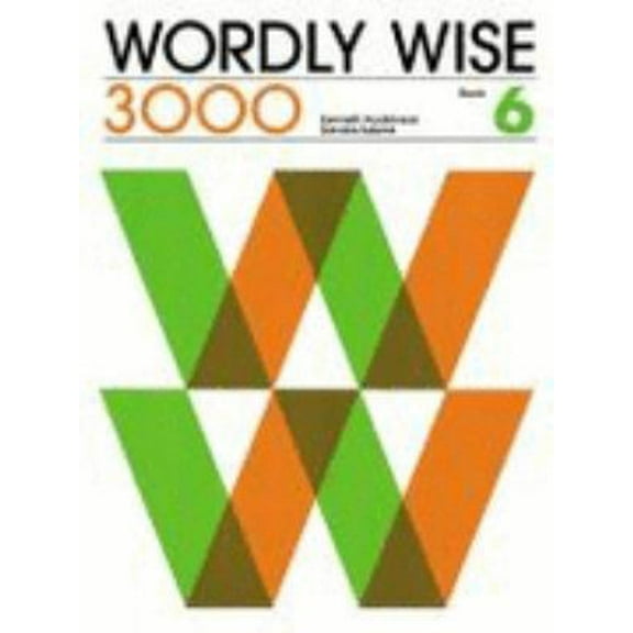 Pre-Owned Wordly Wise 3000 Book 6, Grade 9 Student Book (Paperback) 0838824366 9780838824368