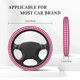 thumbnail image 3 of Fotbe Pink Gingham Funda para Volante Universal de 15 pulgadas, Accesorios para Auto para Hombre y Mujer, Protector de Volante Cómodo para SUV y Sedán, 3 of 6