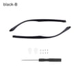 thumbnail image 1 of Tooth Double Tooth Repair Tool Universal Eyeglasses Spectacle Frame Eyewear Accessories Replacement Leg Glasses Arm black-B, 1 of 6