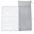 thumbnail image 4 of Moonsea - Alfombrilla para la siesta con almohada y manta de forro polar, ligera, suave, perfecta para niños en edad preescolar, guardería, saco de dormir de viaje para niños y niñas, 21" x 50" para c, 4 of 5