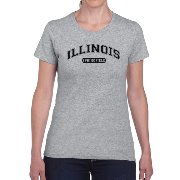 Springfield, Illinois T-Shirt Women -GoatDeals Designs, Female Large