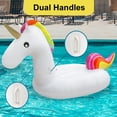 thumbnail image 3 of Big Inflatable Unicorn Pool Float, 3 of 7