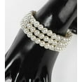 thumbnail image 3 of Floral Corsage Bracelet - Ivory Pearl and Crystal Rhinestone - Duchess Collection, 3 of 3