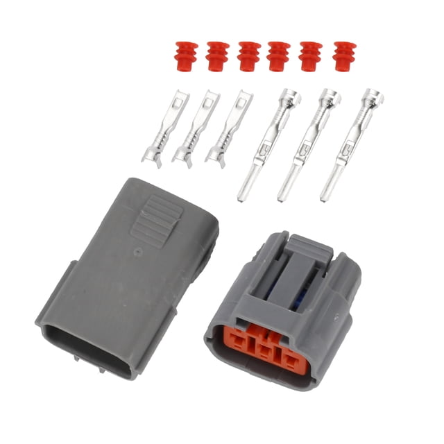 Unique Bargains 3Pin Ignition Coil High Voltage Package Connector Plug for Nissan