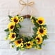 thumbnail image 2 of de girasol artificial para , girasol amarillo para colgar en delantera, de puerta de bienvenida para, 2 of 9