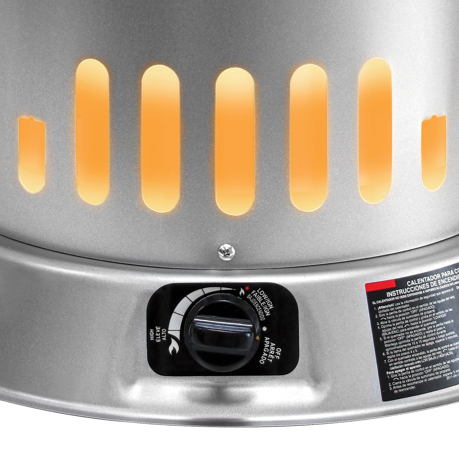 REDDY HEATER 50,000-80,000-BTU Propane Indoor Outdoor 360° Convection Heater with Auto Shutoff, 10-Ft. Hose, Regulator for 20/100-Lb. Tanks, LPC80