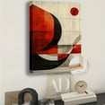 thumbnail image 4 of 1pc Geometric Red and Black Minimalist Framed Canvas Art – Modern Abstract Wall Decor for Home, Office, Bars, Cafes & Bedrooms – Stylish Wooden Frame with Textured Brushstroke Design, Wall Art Decor, 4 of 8