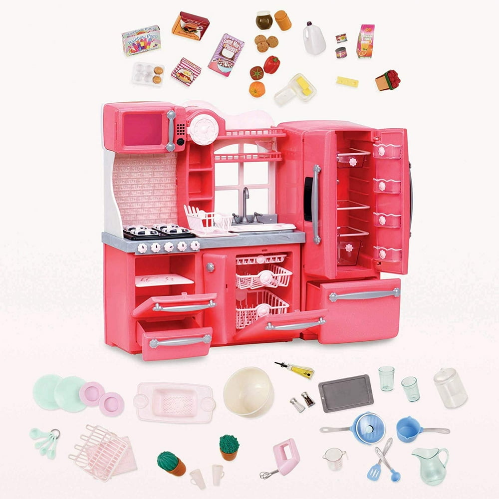 doll set doll kitchen set